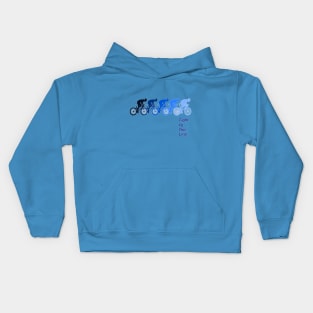 Fight. To. The. Line. For the cyclist. For the competitor. Kids Hoodie